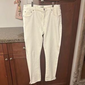 Agolde White Denim Pants